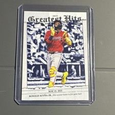 Topps 2026 Series 1 2025 Greatest Hits Ronald Acuña Jr. #GH-19 Braves