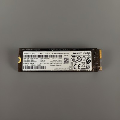256GB Western Digital SN730 PCIe Gen 3 x4 M.2 2280 NVMe SSD (SDBQNTY-256G-1001)