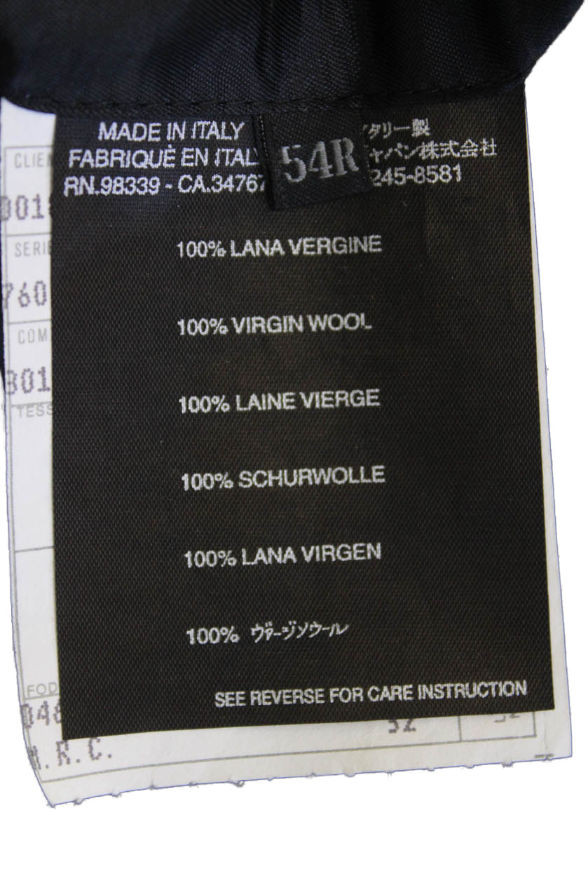 Prada Mens Wool Solid Single Breasted Lightweight… - image 9