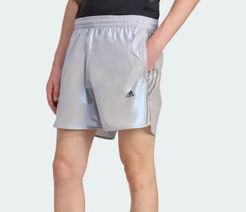 ADIDAS SUPERNOVA RETRO METALLIC SHINY SHORTS SILVER  BNWT  M,L,XL,XXL RRP £45