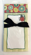G1 Ladybug Notepad Note Pad Magnet lady bug dots 50 sheet made in the usa