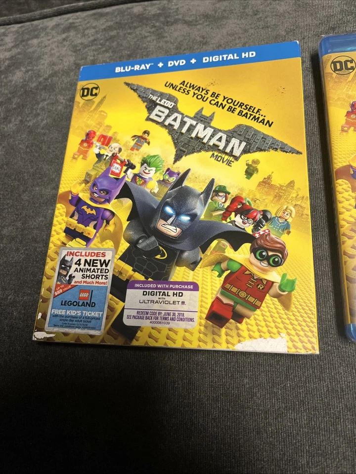 Batman Lego Movie (Blu-Ray/DVD/Digital, 2017) DC with Slipcover SEE PICS! - Image 2 of 4