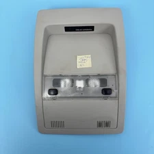 07-11 SILVERADO Gray OEM Front Overhead Roof Console Map Lamps Factory TESTED