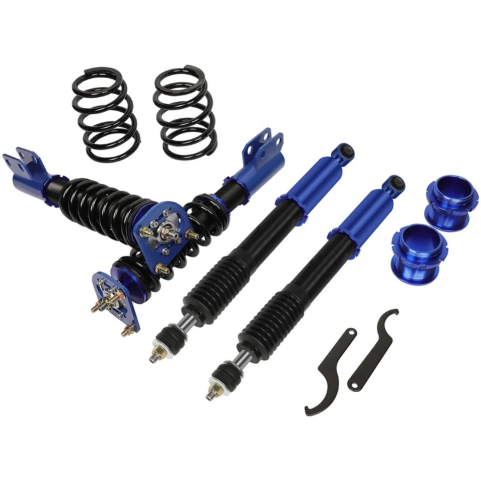 Fits 1994-04 Ford Mustang Coilovers Shocks Struts Suspension Springs Adj Height Foto 2 de 4