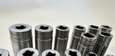 Snap-on 8 Piece 12 Drive Deep Sae Socket Set Snap-on 8 Piece 12 Drive Deep Sae Socket Set