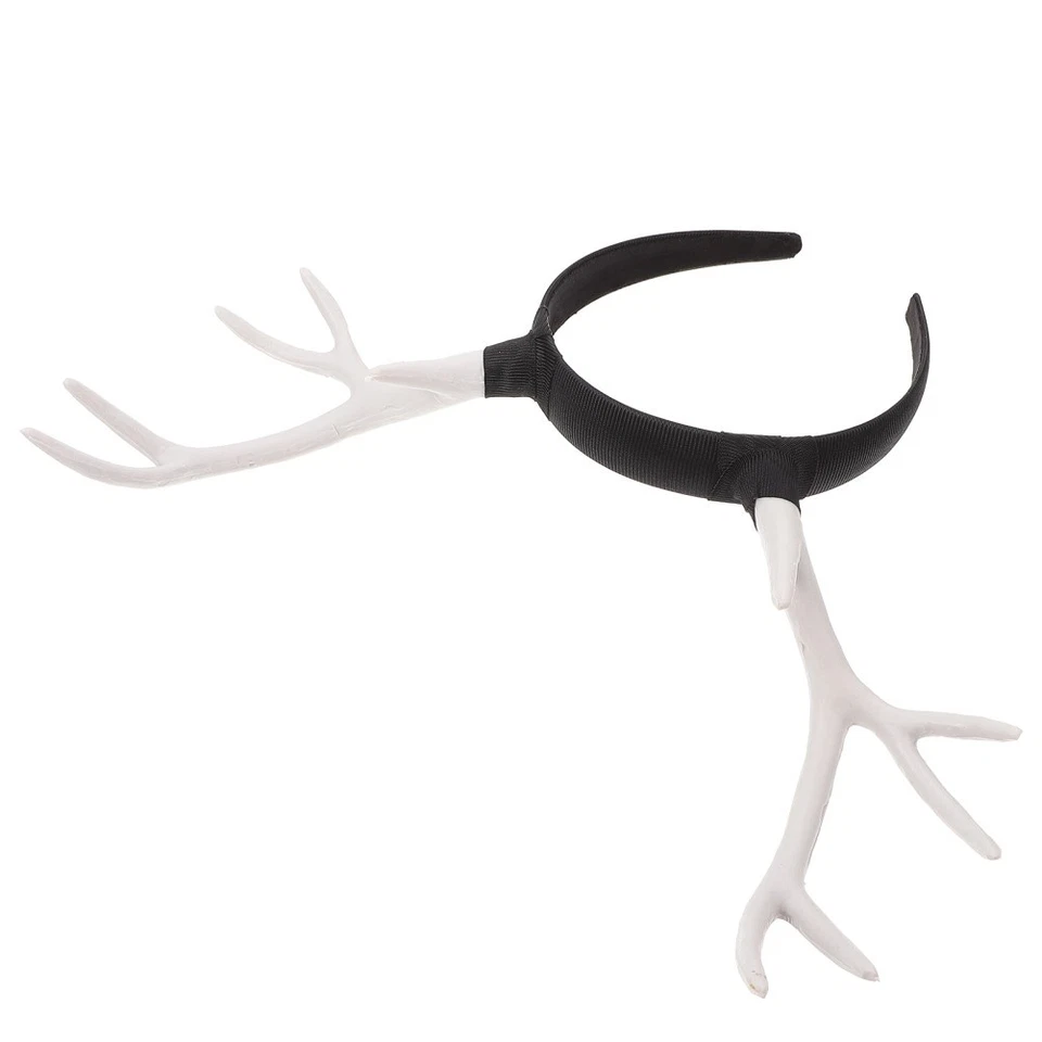Deer Costume Headband Headdress Headwear Christmas Hair Accessory - Image 4 of 4