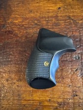 Vintage Dan Wesson Model 738p Lil Dan Revolver Grips. Black Polymer Grips