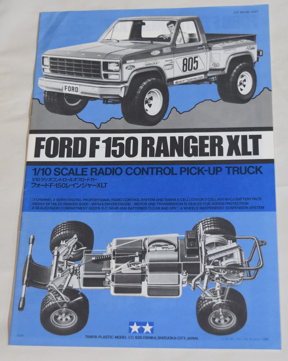 RARE VINTAGE TAMIYA FORD F150 RANGER XLT MANUAL JAPAN | eBay
