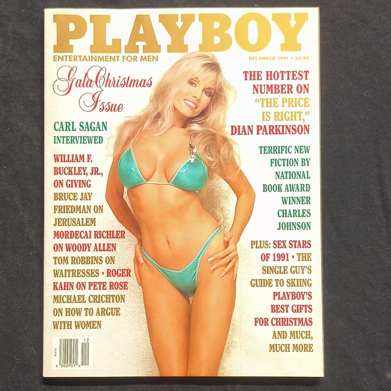 Playboy Magazine December 1991 Illustrated Issue 12 w/ Carl Sagan, Stoli insert