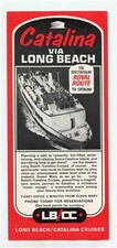 Catalina Island via Long Beach Spectacular Royal Route Cruises Brochure 1950's