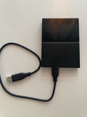 Externe Festplatte, Externe HDD WD my Passport, 1TB, schwarz