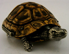 VERY RARE SOLID SILVER VESTA CASE MATCHSTRIKER ANTIQUE 1883 VICTORIAN NOVELTY