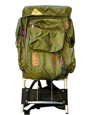 Vintage KELTY PACK Green External 36 Aluminum Frame Hiking Backpack 70s 80s