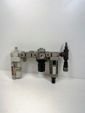 SMC AL30-N03-8Z-A Lubricator Filter Regulator FRL Combo Unit 3/8 NPT 150 psi