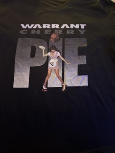 Warrant Cherry Pie Vintage Black Men's T-Shirt XL 1980s Hair Metal Jani Lane