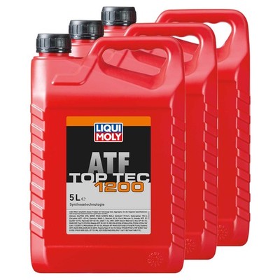 Getriebeöl Öl LIQUI MOLY Top Tec ATF 1200 3 X 5 Liter für BMW Fiat Nissan Smart 