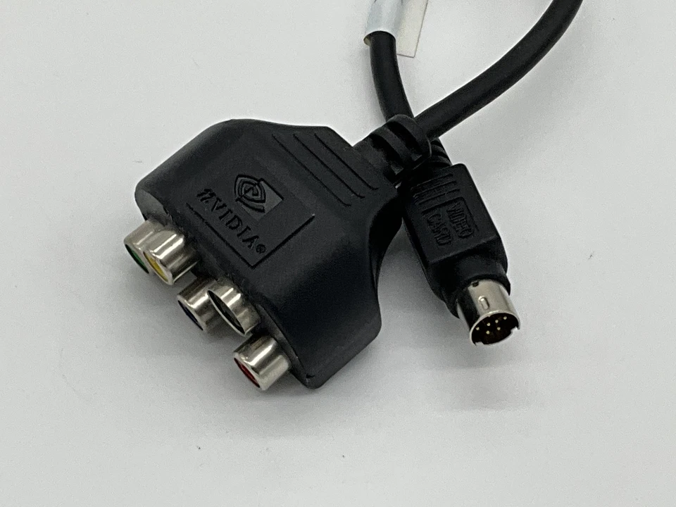 NVidia 9pin Video-In Video-Out VIVO to Component Composite S-Video Adapter - Image 2 of 3
