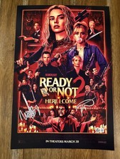 Matt Bettinelli-Olpin & Tyler Gillett Ready Or Not 2 Signed 12x18 Photo Beckett