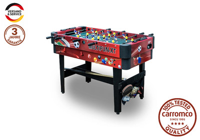 CARROMCO MULTIGAME MULTIFUN-XT 14in1 Teleskopstangen Kicker Hockey Multitisch