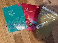 Improve your Sight-reading grade 3 (Harris) & Violin Scales & Arpeggios grade3/4