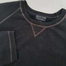 Polo Jeans Co Ralph Lauren MFG Pullover Crewneck Sweater Mens XXL Gray Classic