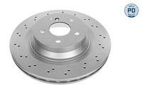 2X Bremsscheibe MEYLE-PD: Advanced Performance And Design. Meyle 015 523 0017/PD