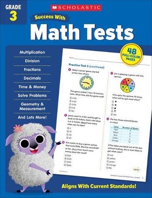 Scholastic Success with Math Tests Grade 3 Workbook (Taschenbuch)