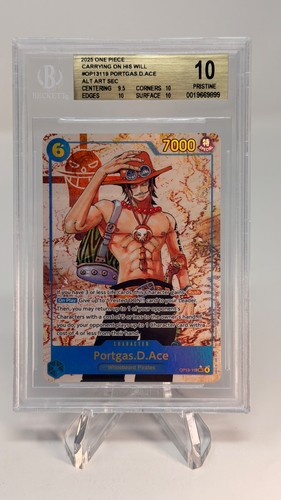 Portgas.D.Ace (Parallel) graded BGS 10 for sale on eBay