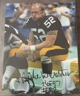 Mike Webster signed 8x10 photo Steelers autograph HOF 97 inscription #52 NFL 🔥