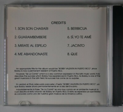 Se la Comió by Bobby Valentín (CD, May-2000, Fania) for sale