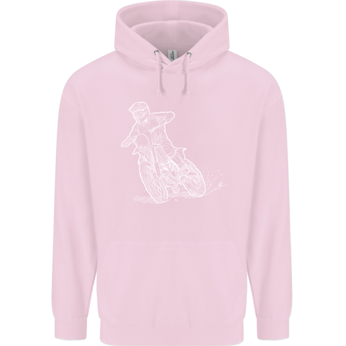 Motocross Bike Line Drawing Dirt Bike MotoX Childrens Kids Hoodie - Picture 6 of 37