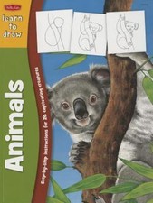 Animals: Step-by-step instructions for 26 captivating creatures Learn to Draw 