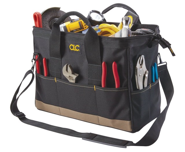 LeatherCraft New Heavy Duty Canvas Tool Bag Mechanics Electrician Tools