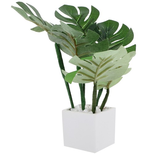 Miniature Potted Plant Model Miniature Bonsai Plant Mini Plant In Pot Decor for