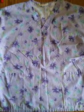 Jasco scrub top medium  Flowers