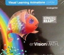 EnVision Math: Visual Learning Animations Kindergarten PC MAC CD teaching tools