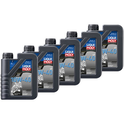 マリノ125 Motoröl mineralisch LIQUI MOLY 10W40 5x 1 Liter für BMW