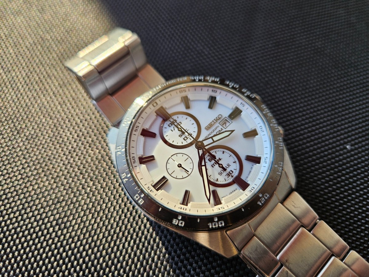 即決 SEIKO セイコー CHRONOGRAPH 腕時計 V176-0AV0 Seiko v176 0az0 - Gem