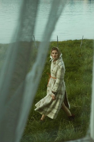 Acne Studios Checked Alpaca Mohair Coat 34 - Picture 3 of 13