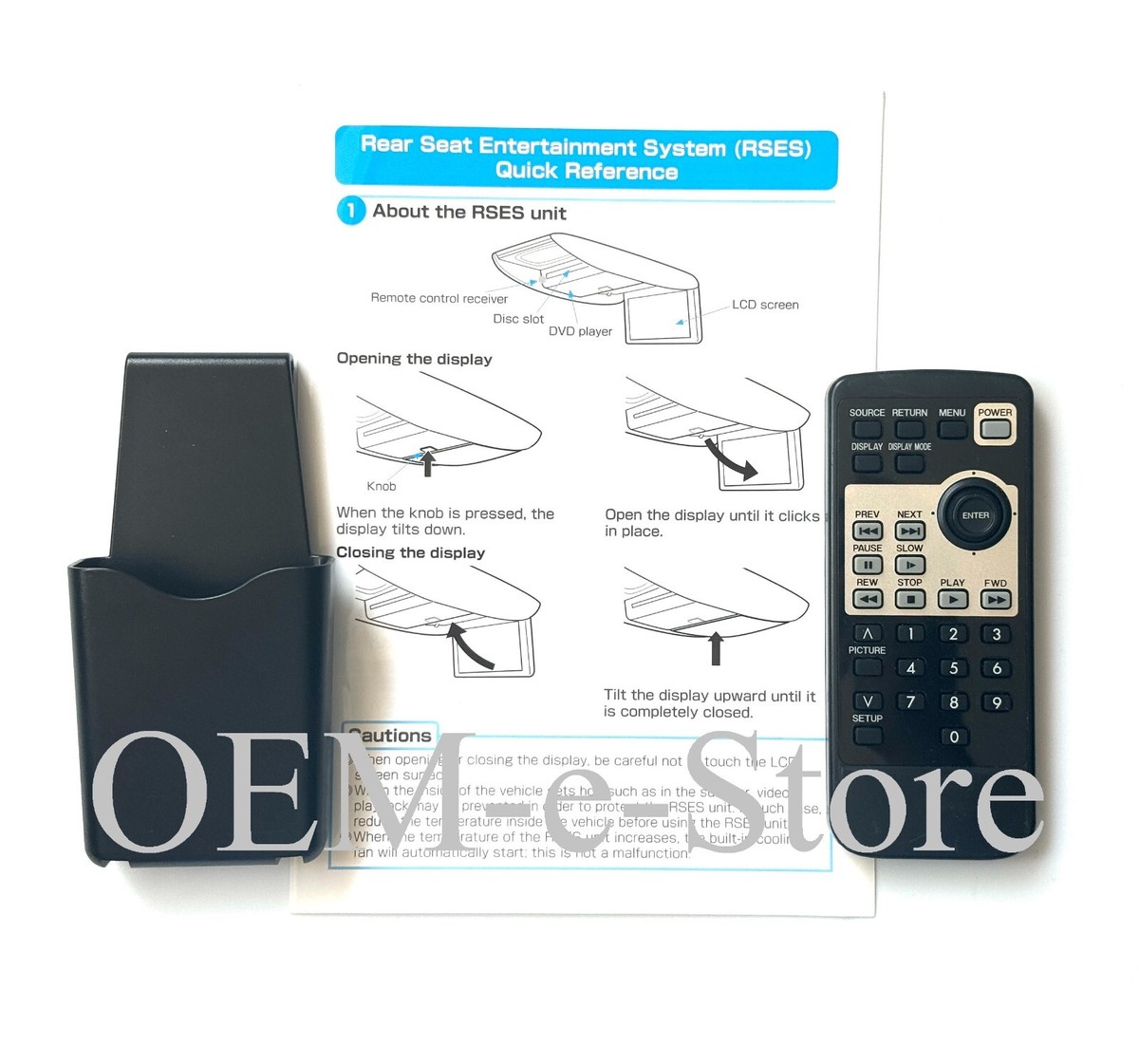 Genuine Mazda Overhead DVD Entertainment Remote Control For 2007 