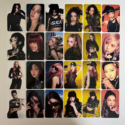 aespa Whiplash Concept Photocards Karina Winter Giselle Ningning