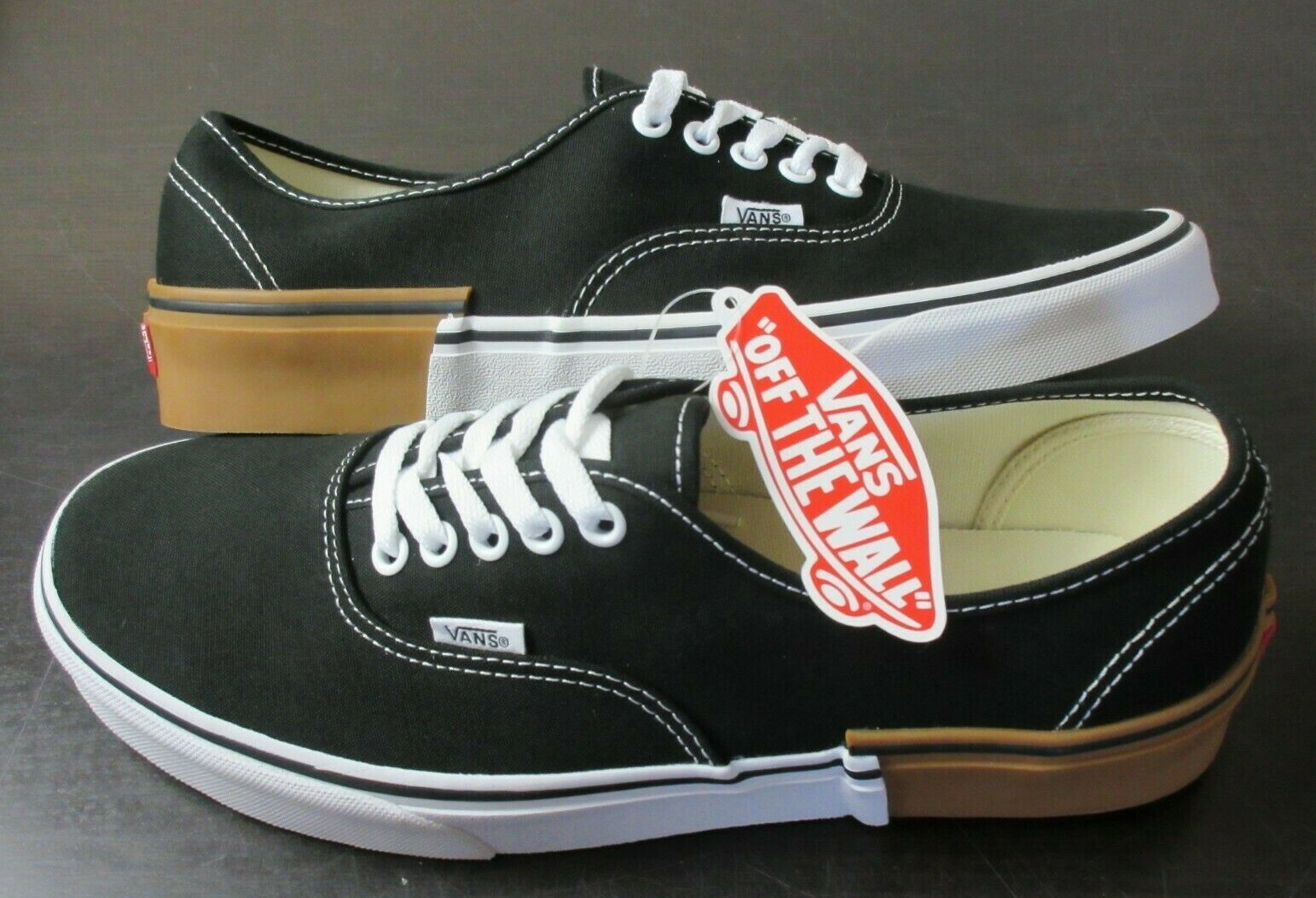 mens black vans authentic