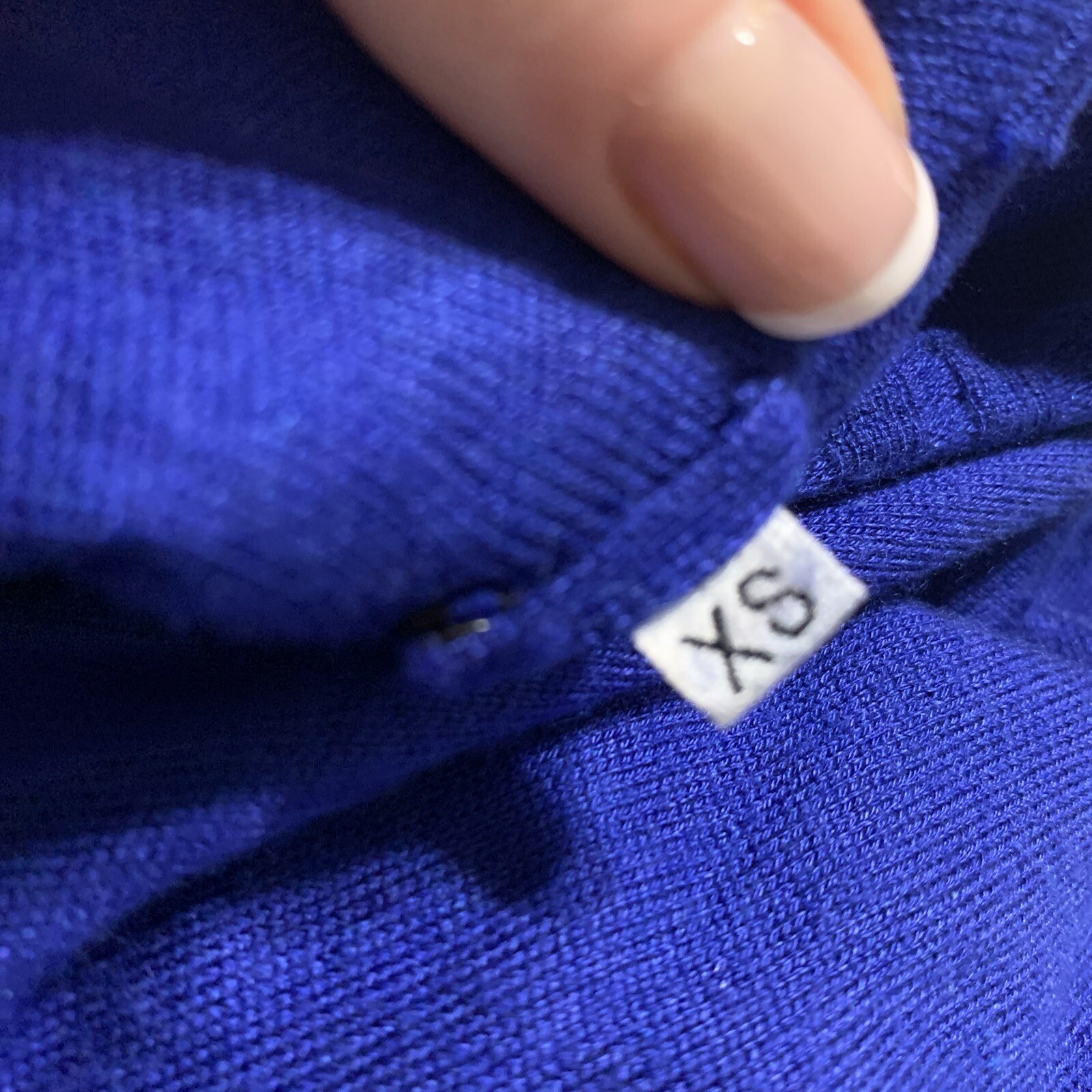 alexander mcqueen Authentic Solid Navy Blue Crew … - image 6