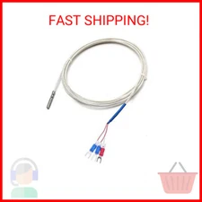 RTD Pt100 Temperature Sensor Probe, Jaybva Waterproof Stainless Steel Thermistor