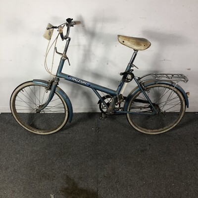 Vintage Raleigh Bike Shopper Nova Speed Back Pannier Blue All