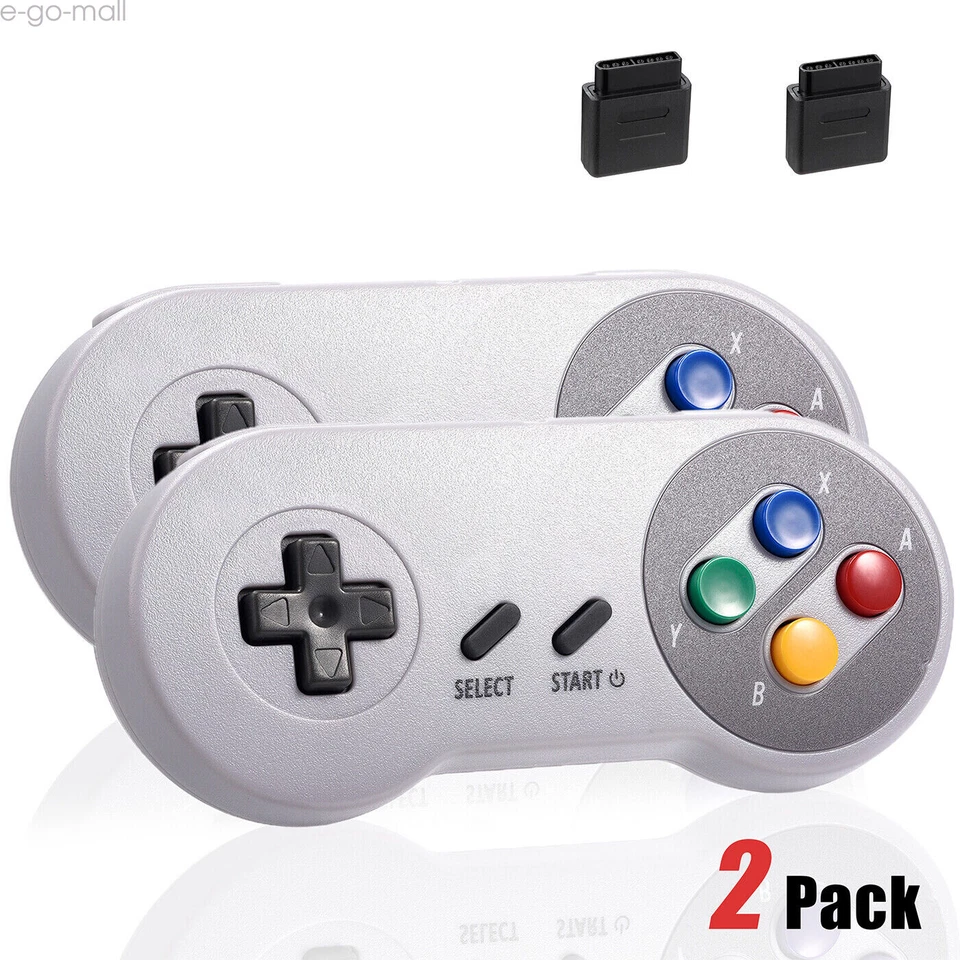 2 PCS Wireless Super Famicom Controller for Super Nintendo Entertainment System - Image 4 of 4