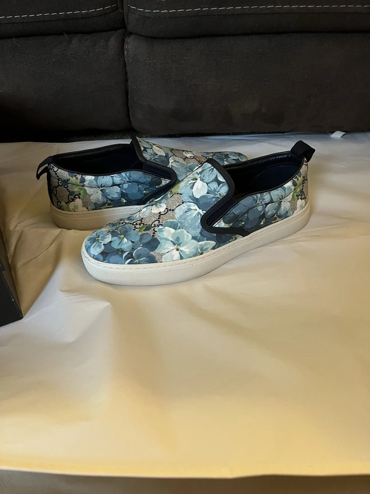 Baskets à enfiler Gucci pour hommes 