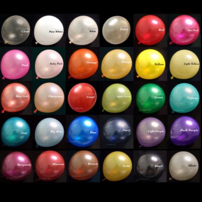 20x 12 inch Pearl Latex Colorful Thick Durable Wedding Party Birthday Balloons