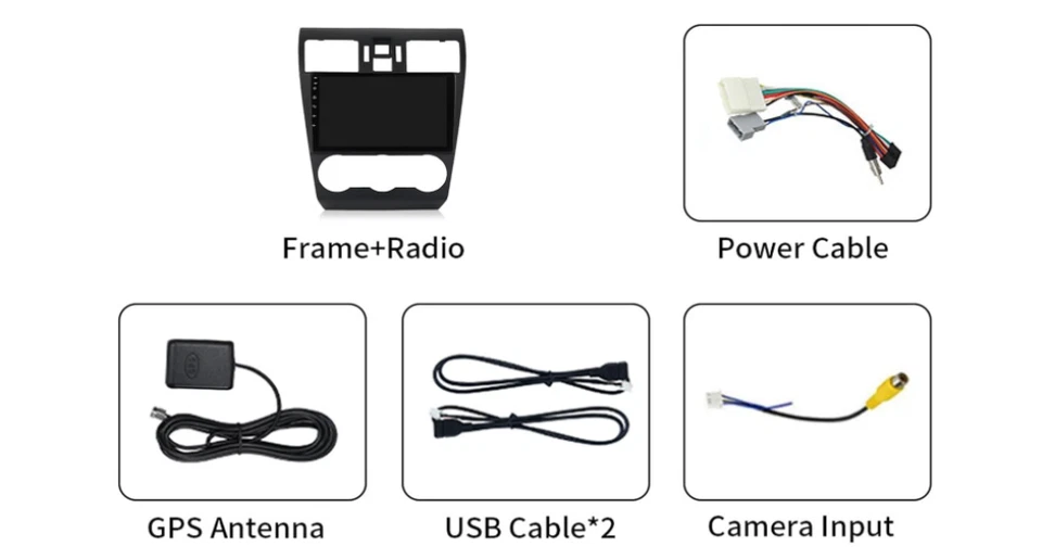 Autoradio Android per Subaru Forester 2013-14 4GB ram 64GB Octacore - Telecamera - Immagine 4 di 4