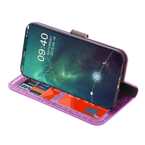 Wallet Phone Case For iPhone 12 13 14 15 16 Plus Pro Max Slim Bling Flip Cover - Picture 6 of 15